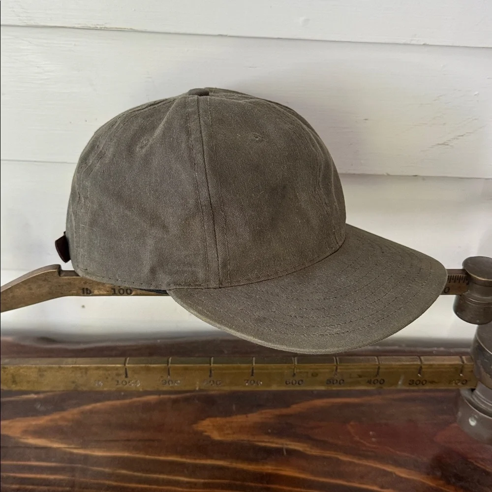 Filson x Ebbets Field Waxed Hat Olive Green USA Made - Picture 2 of 7